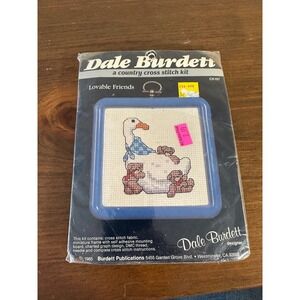 Dale Burdett Lovable Friends Country Cross Stitch Kit CK157 Goose Bears